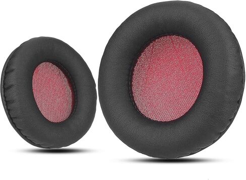 Krone Kalpasmos Universal Replacement 75mm Earpads for Sony, ATHAKG, HifiMan, Philips, Fostex, JVC, Pioneer On-Ear Headphones (List Inside) Headphone Earpads Cover White & Grey in Saudi Arabia