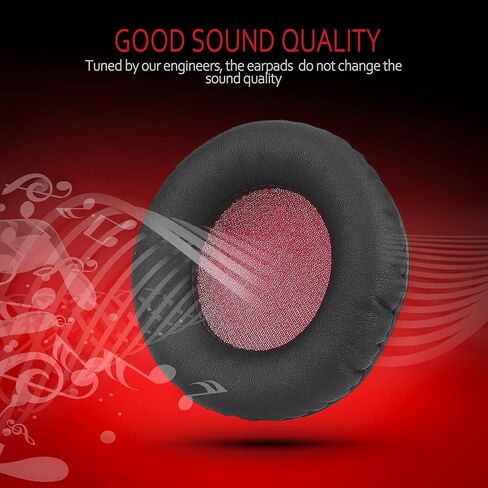 Krone Kalpasmos Universal Replacement 75mm Earpads for Sony, ATHAKG, HifiMan, Philips, Fostex, JVC, Pioneer On-Ear Headphones (List Inside) Headphone Earpads Cover White & Grey in Saudi Arabia