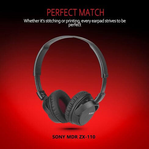 Krone Kalpasmos Universal Replacement 75mm Earpads for Sony, ATHAKG, HifiMan, Philips, Fostex, JVC, Pioneer On-Ear Headphones (List Inside) Headphone Earpads Cover White & Grey in Saudi Arabia