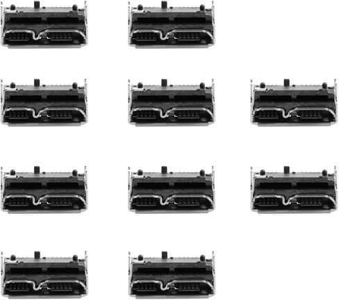 CY Connector 10pcs DIY 24pin USB 3.1 Type C USB-C Male Plug Connector SMT type with PC Board in Kuwait
