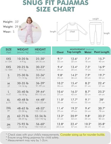 مجموعة بيجامات HAPIU رايون من الخيزران للأطفال الصغار، Pjs Baby Kids Girls Boys، Sage & Slate & Beige، 3T in Saudi Arabia