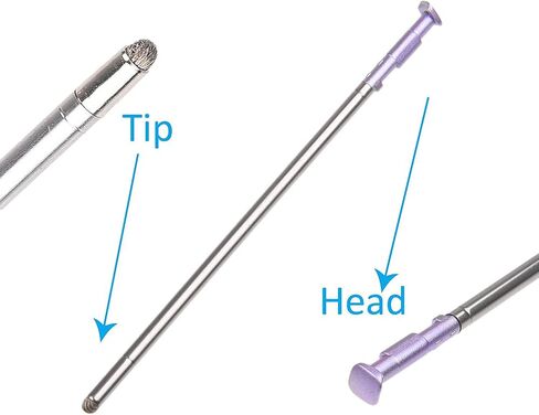 Eco-Fused Stylus Pen Replacement for LG Stylo 4, Q Stylus, Q Stylus+, Q Stylus Plus, Stylus 4, Q Stylo 4, Q8 /Q710 Q710MS Q710CS Q710AL Q710TS Q710US Q710ULM L713DL LMQ710FM - Pink in Saudi Arabia