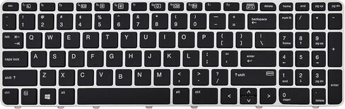لوحة مفاتيح بديلة متوافقة مع HP EliteBook 755 G3,755 G4,850 G3,850 G4,Zbook 15U G3 بدون إضاءة خلفية ولا نقطة تتبع in Saudi Arabia
