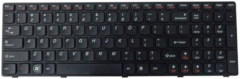 لوحة مفاتيح أمريكية سوداء لينوفو Z570 Z575 B570 B575 B590 V570 V575 V580، P/N: 25-013358 V-117020FS1-US in Kuwait