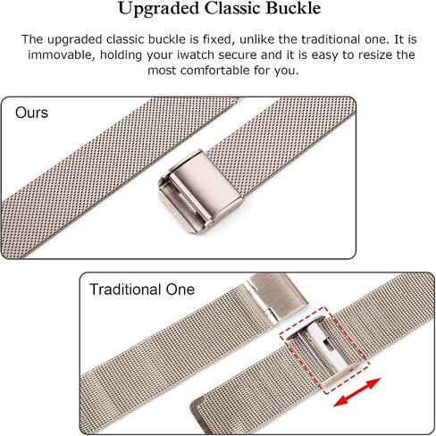 Compatible with Apple Watch Bands 41mm 38mm 40mm 42mm 44mm 45mm, Stainless Steel Metal Narrow Slim Thin Replacement Compatible for iWatch Series 9 8 7 6 5 4 3 2 1 SE Women, Rose Gold in Kuwait