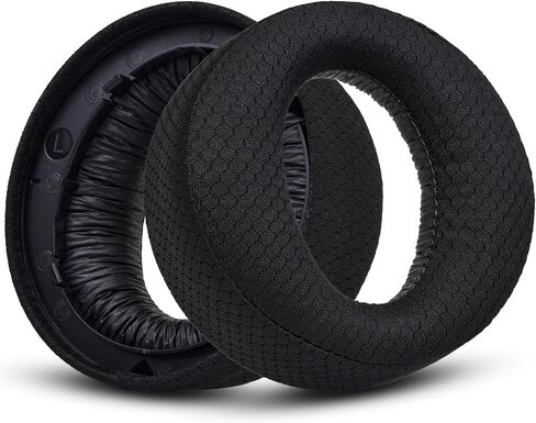 Earpads Replacement for Sony Playstation Pulse 3D Wireless Headset PS5, Ear Pads Cushions with Noise Isolation Foam (Black(Soft Leather + Memory Foam)) in Saudi Arabia