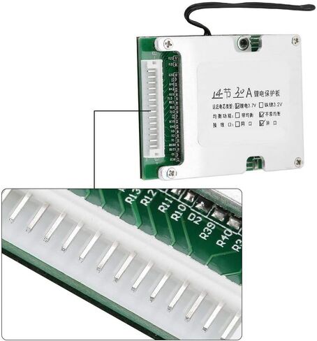 14S 30A Professional Li ion Cell BMS PCB Board Lithium Battery Protection Board Fast and Safe Charging in Saudi Arabia