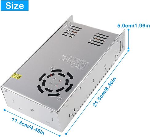 DIANN 12V 30A 360W تحويل محول التيار الكهربائي محول AC110V إلى DC 12V 30A محول LED سائق للطابعة ثلاثية الأبعاد، CCTV، أضواء شريط LED، الكمبيوتر in Saudi Arabia