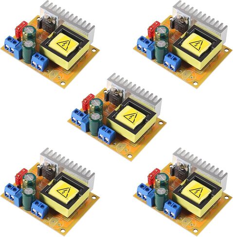 5Pcs DC-DC Boost Converter Module 8-32V 12V to 45V-390V ZVS Capacitor Charging Board 220V 110V for Test Power Supply of Voltage or Glow Tube in Saudi Arabia