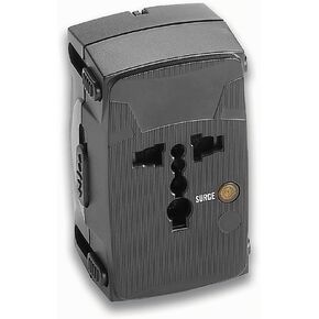 Lewis N. Clark Universal 4 in 1 Adapter Plug, Black