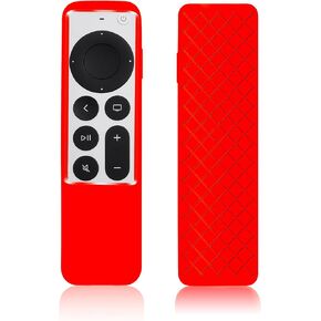Case for Siri Remote 2021, Silicone Cover Compatible with Apple TV 4K / HD Remote Control, Latest Model 6th Generation Remote Controller Holder Skin Sleeve Glow in The Dark Green