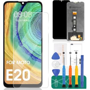 for Moto E20 Screen Replacement LCD Display for XT2155 XT2155-1 XT2155-3 Touch Screen Digitizer Assembly Replacement Repair Parts