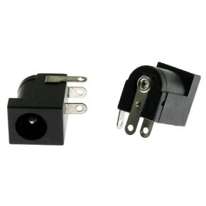 E-outstanding 5PCS PCB Mount DC005 5.5 x 2.1 mm Female 3Pin DC Power Connector Socket Jack Plug