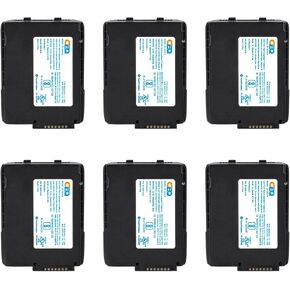 CBQ (6 قطعة BT-000318 بطارية لزيبرا TC77 TC70 TC72 TC75 TC70X TC75X TC720L TC75EK TC75AH TC75GK TC700H TC700K TC77HL,82-171249-01 82-171249-02 BTRY-TC7X-46MA2 بطارية بديلة لماسح الباركود.
