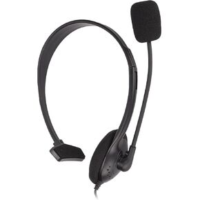 Yoidesu Phone Headset, Corded Telephone Headset Mono with Noise Canceling Mic, 3.5mm Plug, Volume Control, Foldable Headset for Landline Phones