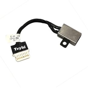 Laptop DC in Power Jack Cable Socket Connector Charging Port for Dell Inspiron 7386 7390 13 5368 5378 5379 5568 13-7368 13-7378 15 5481 P55F P57G P58F P69G P70F P76F P83F P84F Latitude 3410 3510 New