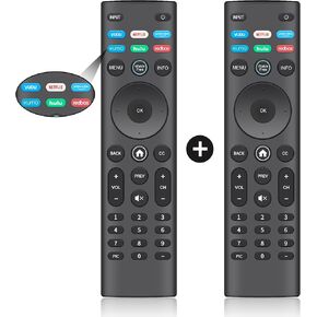 Voice Remote XRT260 for VIZIO Smart TV Smartcast 4K P-Series V-Series D-Series M-Series Replacement for Vizio-TV-Remote, with Netflix/Disney/Prime Video/Pluto/iHeart Radio/Tubi/Watch Free Buttons