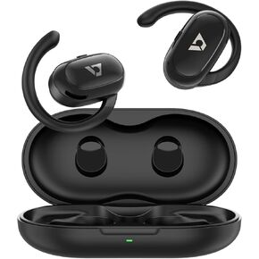 Open-Ear True Wireless Headphone, 5.3 Bluetooth Sports Earbuds with Earhook, 45H Playtime, Fast Charging, Crystal-Clear Calls, Sweat Resistant for Driving, Sports, Workouts, Cycling