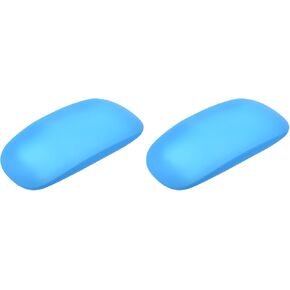 MECCANIXITY Silicone Mouse Cover Protective Skin for Wireless Mouse, Anti-Drop and Wear-Resistant Silicone Case Cover Protective Mouse Sleeve Light Blue 2 Pcs