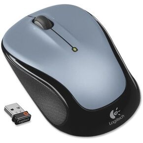 Logitech Wireless Mouse M325 - Optical - Wireless - Radio Frequency - Silver - USB - 1000 dpi - Scroll Wheel - 2 Button(s) - Symmetrical