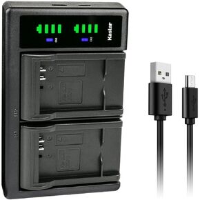 Kastar 2-Pack Battery and LTD2 USB Charger Compatible with Panasonic DMW-BCN10 DMW-BCN10E, DMW-BCN10GK DMW-BCN10PP Battery, Panasonic DMC-LF1, Panasonic DMC-LF1K, Panasonic DMC-LF1W Digital Cameras