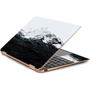 MightySkins Skin Compatible with HP Spectre x360 13.3" Gem-Cut (2019) - Mountain Waves | Protective, Durable, and Unique Vinyl Decal wrap Cover | Easy to Apply| Made in The USA