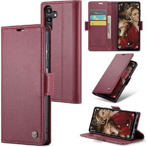 Compatible with Samsung Galaxy A15 Wallet Case with RFID Blocking Card Holder,Kickstand Flip Folio Leather Phone Case for Samsung Galaxy A15 5G (Black)