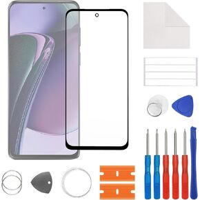 New Front Outer Lens Glass Screen Replacement for Moto G Stylus 5G 2023 XT2315-4 XT2315-1 XT2315-5 with Free Repair Tools Kit.(No LCD Touch ＆ Digitizer)-(6.6 inch)