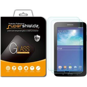 Supershieldz (2 Pack) Designed for Samsung Galaxy Tab E Lite 7.0 and Galaxy Tab 3 Lite 7.0 Screen Protector, (Tempered Glass) Anti Scratch, Bubble Free