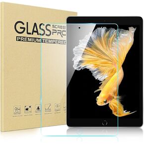DTTO Screen Protector Compatible with iPad 9th/8th/7th Generation 10.2 inch (2021/2020/2019), 9H Hardness Tempered Glass Film, Anti-Scratch, HD Clear,2-Pack