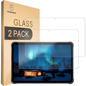 Mr.Shield Screen Protector compatible with HOTWAV R6 Ultra [Tempered Glass] [2-PACK] [Japan Glass with 9H Hardness]