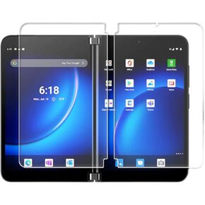 2 PCS Screen Protector Designed for Microsoft Surface Duo 2, Left Screen and Right Screen Protector Film High Definition Clear Shield TPU