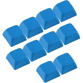 10PCs 1U XDA Profile Keycap Set Multi Color PBT Blank Keycaps Mechanical Keyboard Installation Stylish Keycaps in Saudi Arabia