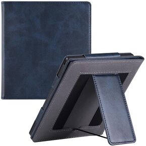 BOZHUORUI Stand Case for 7" Onyx Boox Tablet Go 7 Color/Boox Page e-Reader - Premium PU Leather Sleeve Cover with Two Hand Straps/Auto Sleep/Wake (Vast Starry Sky)