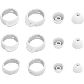 Replacement Eartips for Galaxy Buds Headphone, 3 Pairs Silicone Wingtips (LMS) Fit in The Case for Samsung Galaxy Buds/Galaxy Buds+ Plus True Wireless Earbuds
