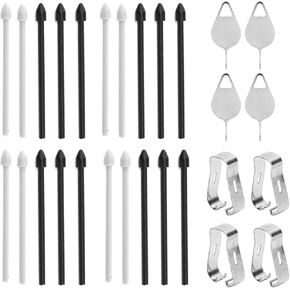 4 Set Replacement Stylus Pen Nibs for Samsung, Touch s Pens Tips Replacement Writing Pen Nibs Parts for Samsung Note 10/Note 10 Plus/Tab S6/T860/T865, etc (Black)