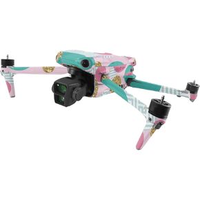 MightySkins Skin Compatible with DJI Air 3 - Golden Bubbles | Protective, Durable, and Unique Vinyl Decal wrap Cover | Easy to Apply, Remove, and Change Styles