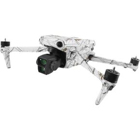 MightySkins Skin Compatible with DJI Air 3 - Conceal Snow | Protective, Durable, and Unique Vinyl Decal wrap Cover | Easy to Apply, Remove, and Change Styles
