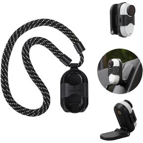 Multifunctional Magnetic Mount for Insta360 GO 3 Hand Free Neck Mount with Lanyard