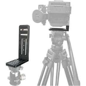 Camera L Bracket Vertical Horizontal Switching Tripod Quick Release Plate, DSLR Camera L Vertical Clapper Bracket Compatible with Canon Nikon Sony DJI Osmo Ronin Zhiyun Stabilizer Tripod Monopod