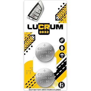 for BMW Key Fob Battery Replacement, 2PCs CR2032 Battery for Car Remote Key for BMW X1, X2, X3, X5, X6, 2, 3, 5, 6, 7 Series 2014-2024 CR 2032 Batteries for Key Fob