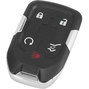 X AUTOHAUX HYQ1AA 315MHz Replacement Keyless Entry Remote Start Smart Car Key Fob for GMC Terrain 2018 2019 2020 2021 13584502 5 Key Button with Door Key