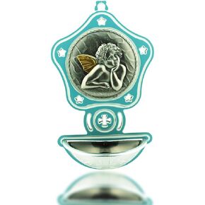 Children's Holy Water Font: Angel - Great Catholic Gift for Christening & Baptism!