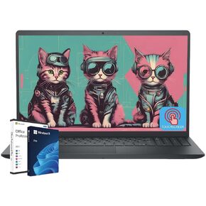 Dell 2024 Newest Inspiron Business Laptop, 15.6" FHD Touchscreen, Intel 10-Core i7-1355U, 64GB RAM, 2TB SSD, Intel Iris Xe GPU, Wi-Fi 6, Windows 11 Pro, with Microsoft Office Lifetime License