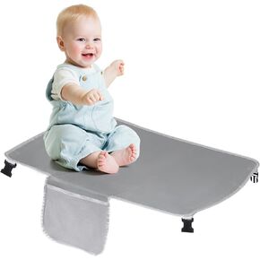 Toddler Travel Beds，Baby Portable Travel cot，Children's Aircraft Footstool ，Airplane Seat Extender Essential for air Travel Children's Aircraft Hammock Extended Version (Grey)