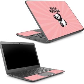 MightySkins Skin Compatible with HP Chromebook 14 G5 - Hug A Panda | Protective, Durable, and Unique Vinyl Decal wrap Cover | Easy to Apply, Remove, and Change Styles | Made in The USA
