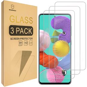 Mr.Shield [3-Pack] Designed For Samsung Galaxy A51 5G / Galaxy A51 5G UW [Tempered Glass] [Japan Glass with 9H Hardness] Screen Protector with Lifetime Replacement