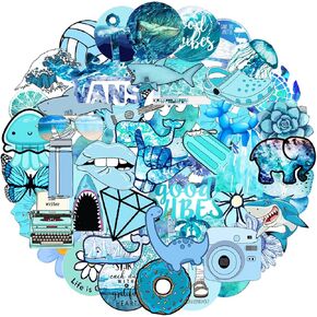 Neon Graffiti Stickers Set, Waterproof Vinyl Decals for Travel Luggage Suitcase Laptop Water Bottle Skateboard Scooter Bike Car Helmet Guitar Scrapbook Card Phone Pad [50 PCS]
