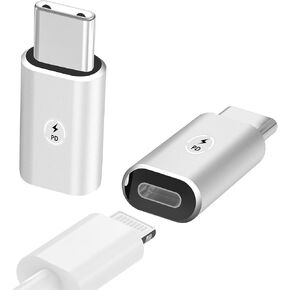 (Apple MFi Certified) Lightning Female to USB C Male Adapter 2 Pack, Support 35W PD Fast Charging & Transfer Data, USB C to Lightning Adapter for iPhone 15 Plus, 15 Pro, iPad Pro/Air Not for OTG/Audio