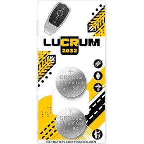 for Mercedes Key Fob Battery Replacement, 2PCs CR2032 Battery for Car Remote Key for MB A, C, CLA, CLS, E, GL, GLA, GLC, GLE, GLS, G, SL, S-Class 2019-2023 CR 2032 Battery for Key Fob